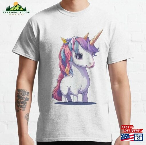 Cute Unicorn 3 Classic T-Shirt Hoodie