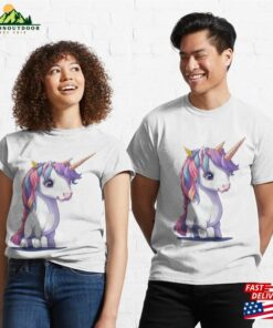Cute Unicorn 3 Classic T-Shirt Hoodie 2 Cute Unicorn 3 Classic T Shirt Hoodie 3