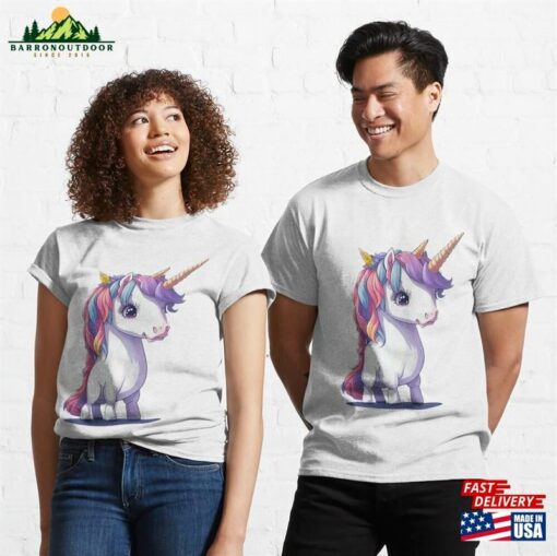 Cute Unicorn 3 Classic T-Shirt Hoodie