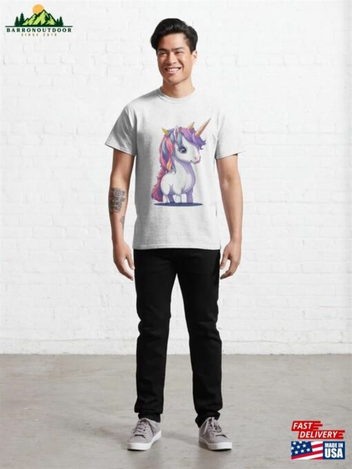 Cute Unicorn 3 Classic T-Shirt Hoodie