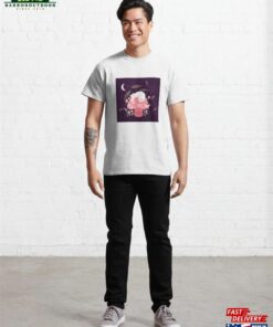 Cute White Cat Mushroom And Curious Flowers Unisex Classic 3 Cute White Cat Mushroom And Curious Flowers Unisex Classic 4