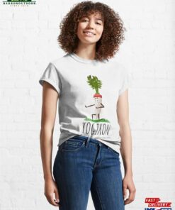 Daikon Radish Vegetables Doing Yoga Vegetable Poses Classic T-Shirt Unisex 3 Daikon Radish Vegetables Doing Yoga Vegetable Poses Classic T Shirt Unisex 4