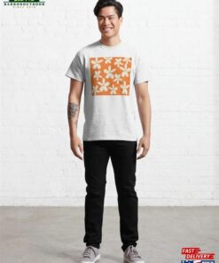 Daisies On Orange Classic T-Shirt Hoodie 3 Daisies On Orange Classic T Shirt Hoodie 4