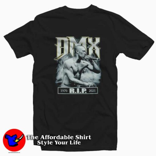 RIP DMX Rapper Hip Hop Vintage 1970-2021 T-shirt On Sale