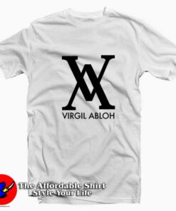RIP Virgil Abloh Wesley Logo Reconstruction T-shirt On Sale RIP Virgil Abloh Wesley Logo Reconstruction T-shirt On Sale