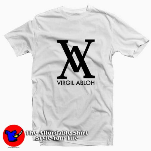 RIP Virgil Abloh Wesley Logo Reconstruction T-shirt On Sale