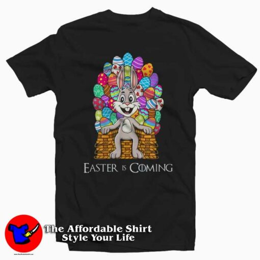 Rabbit Easter Egg Throne Funny T-Shirt For Gift Easter