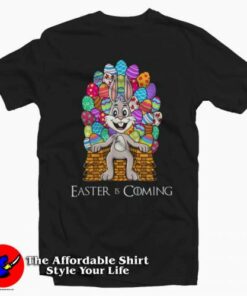 Rabbit Easter Egg Throne Funny T-Shirt For Gift Easter