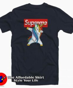 Rainbow Dabbing Unicorn Supreme T-Shirt Supreme Collection