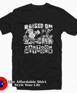 Raised On Cartoon Network Vintage Unisex T-shirt On Sale