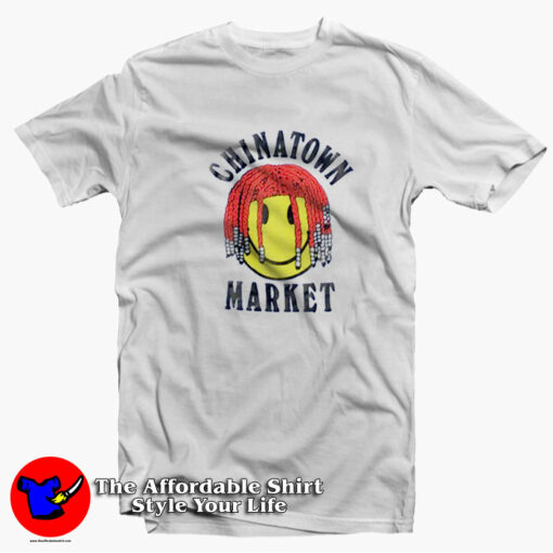 Rare Lil Yachty Smiley x Chinatown Market T-Shirt On Sale