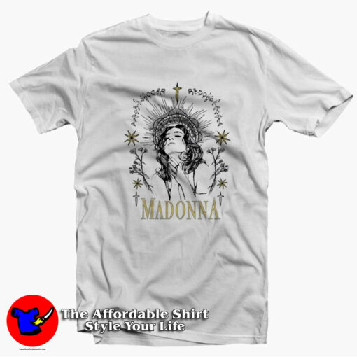 Rare Madonna Like A Prayer Sketch Unisex T-shirt On Sale