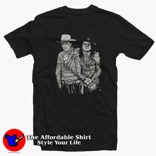 Rare Vintage John Wayne And Lil Wayne T-shirt On Sale