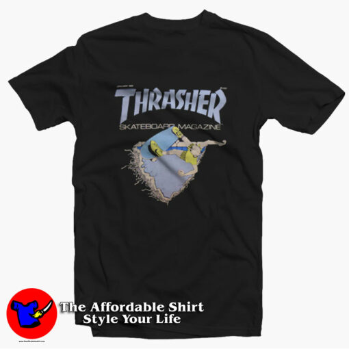 Rare Vintage Thrasher First Cover Unisex T-shirt On Sale