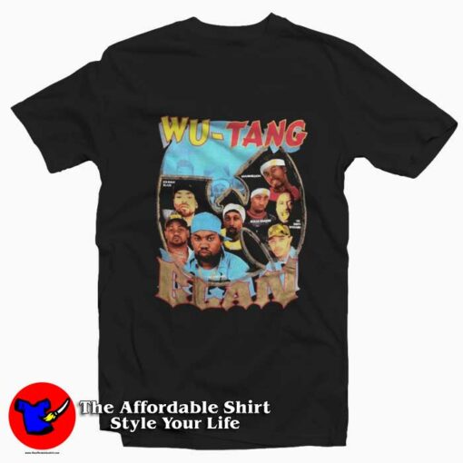 Rare Vintage Wu-Tang Clan 1995 T-shirt On Sale