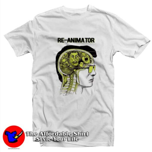 Re-Animator Fantasy Horror Movie Vintage T-Shirt On Sale