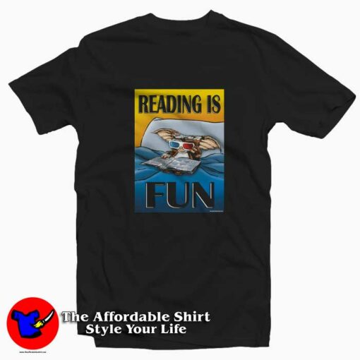 Reading Gremlins Monster Horror Movie T-shirt On Sale