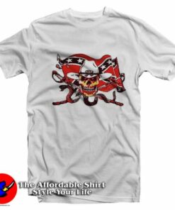 Rebel Confederate Snake N Skull Flag T Shirt On Sale 2