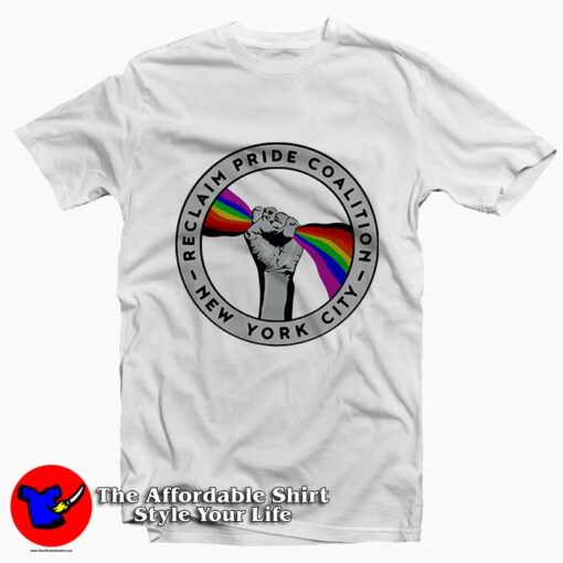 Reclaim Pride Coalition New York Unisex T-Shirt On Sale