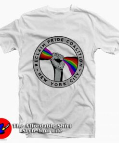 Reclaim Pride Coalition New York Unisex T-Shirt On Sale 1 Reclaim Pride Coalition New York Unisex T Shirt On Sale 2
