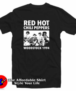 Red Hot Chili Peppers Woodstock 1994 T Shirt 2