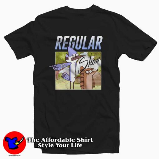 Regular Show Cartoon Unisex Vintage T-shirt On Sale