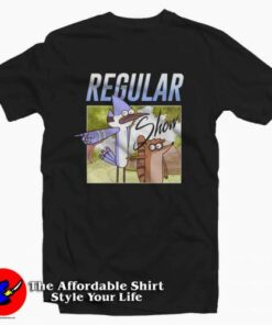 Regular Show Cartoon Unisex Vintage T-shirt On Sale