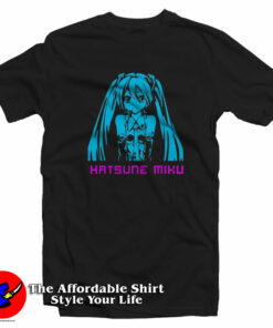 Remera Miku Hatsune Anime Unisex T-Shirt On Sale Remera Miku Hatsune Anime Unisex T-Shirt On Sale