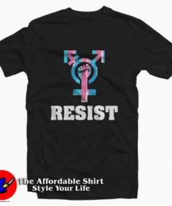 Resist with Transgender Tee Shirt