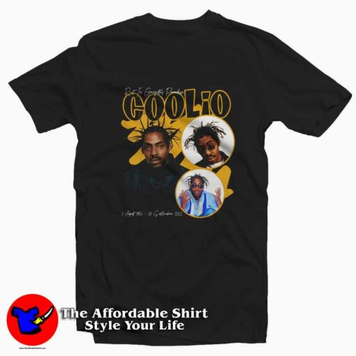 Rest In Gangsta Paradise Coolio Graphic T-Shirt On Sale