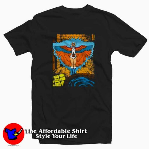 Retro 80s Cartoon He-Man The Sorceress T-shirt On Sale