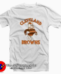 Retro Cleveland Browns Funny Dawg Pound T-shirt On Sale Retro Cleveland Browns Funny Dawg Pound T-shirt On Sale