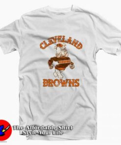 Retro Cleveland Browns Funny Dawg Pound T-shirt On Sale Retro Cleveland Browns Funny Dawg Pound T-shirt On Sale