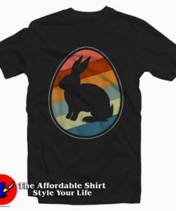 Retro Easter Bunny Egg T-Shirt For Gift Easter Retro Easter Bunny Egg T-Shirt For Gift Easter
