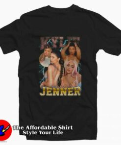 Retro Kylie Jenner Beautiful Pose Unisex T-shirt On Sale