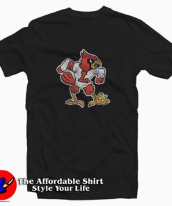 Retro Louisville Cardinals Red Logo Unisex T Shirt Cheap Retro Louisville Cardinals Red Logo Unisex T Shirt Cheap