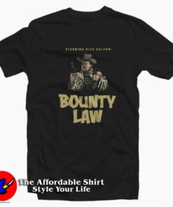 Retro Starring Rick Dalton Bounty Law Unisex T-shirt On Sale