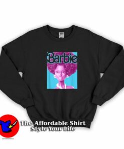 Retro Style Afro Barbie Doll Unisex T-Shirt On Sale