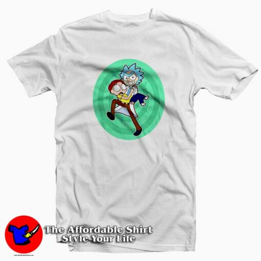 Rick And Morty Carry Graphic T-Shirt Cheap