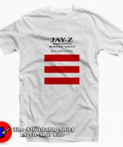 Rihanna Run This Town Album Cover Unisex T-shirt On Sale Rihanna Run This Town Album Cover Unisex T-shirt On Sale