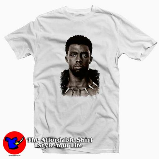 Rip Chadwick Boseman Men of Wakanda T-shirt Black Panther Loving memories