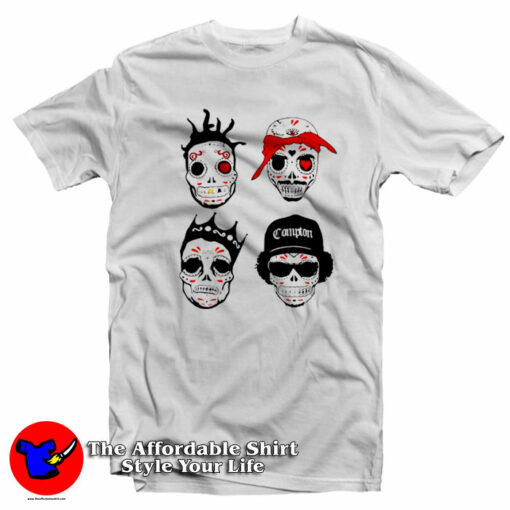 Rip Coolio Gangsta Rapper Skull Legend T-Shirt On Sale