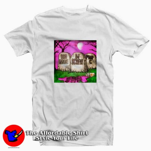 Rip Dj Screw Big Mode Pimp C Vintage Unisex T-shirt On Sale