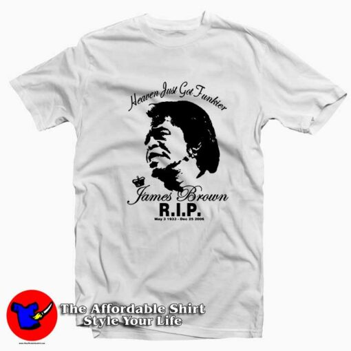 Rip James Brown Godfather Of Soul T-shirt Memories On Sale