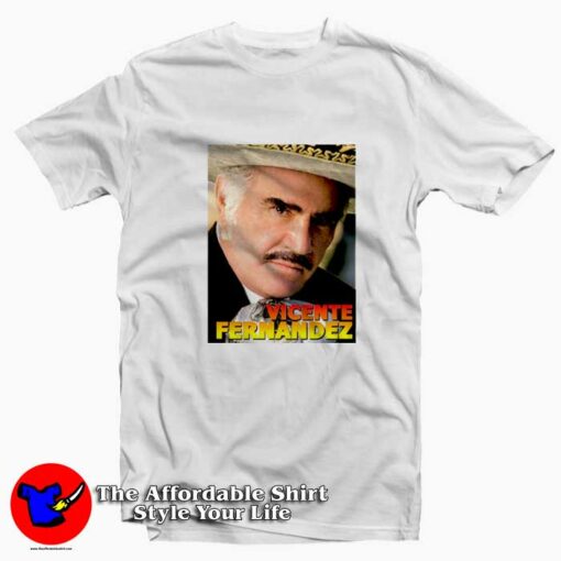 Rip Vicente Fernandez El Rey de la Musica Ranchera T-shirt On Sale