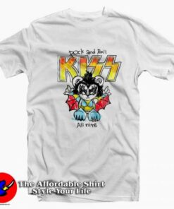 Rock And Roll Kids KISS In The Lines Unisex T-shirt On Sale Rock And Roll Kids KISS In The Lines Unisex T-shirt On Sale