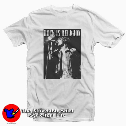 Rock is Religion Mick Jagger Unisex T-shirt On Sale