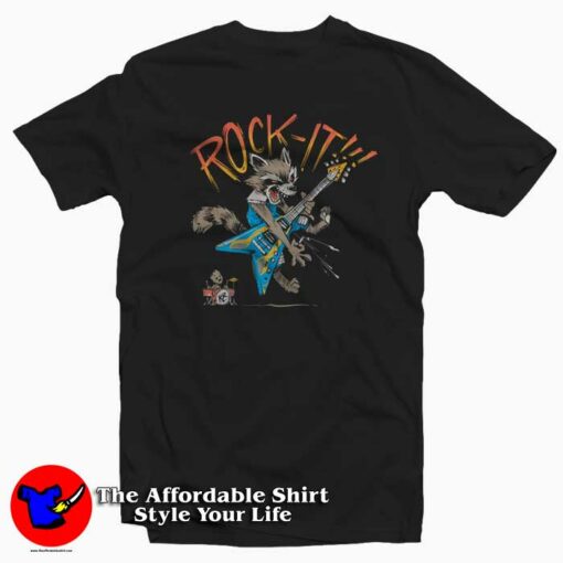 Rocket Raccoon Guardians of the Galaxy T-shirt On Sale