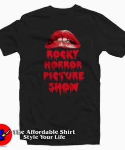 Rocky Horror Picture Show Lips Classic T-shirt On Sale Rocky Horror Picture Show Lips Classic T-shirt On Sale