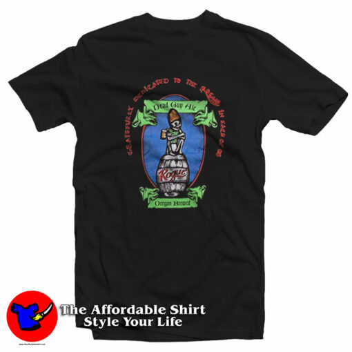 Rogue Ales Dead Guy Graphic Unisex T-Shirt On Sale